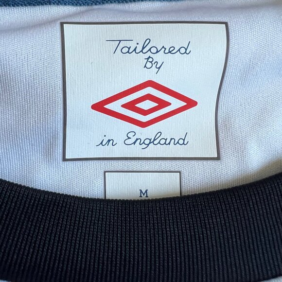 Tailored By Umbro Men’s England 2010-11 Soccer Training Shirt Sz M White Jersey - Picture 3 of 11